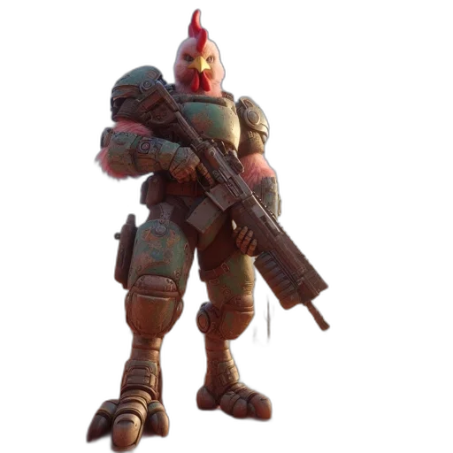 weapon, robot, creature, animal transparent PNG cut-out