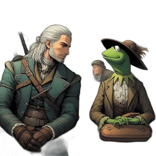 dragon, hat, staff, concept art transparent PNG cut-out