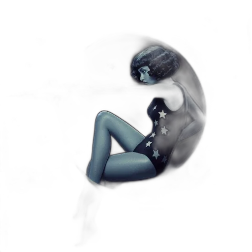 mask, creature, hair, robot transparent PNG cut-out