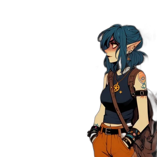 staff, concept art, fantasy art, pixel art transparent PNG cut-out