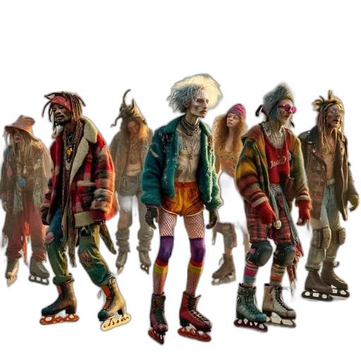 staff, concept art, fantasy art, 3d render transparent PNG cut-out