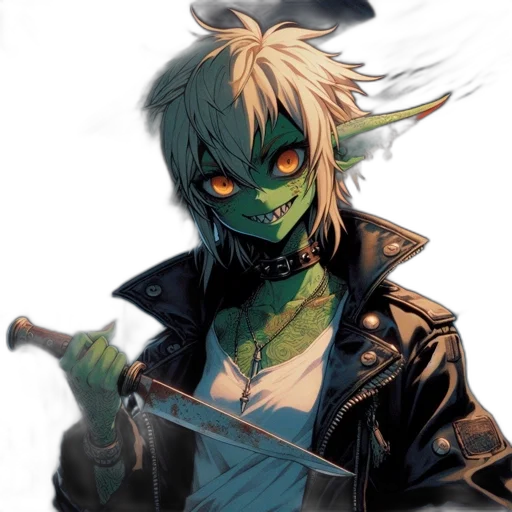 mask, staff, weapon, jacket transparent PNG cut-out