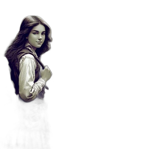 dress, jewelry, fantasy art, concept art transparent PNG cut-out