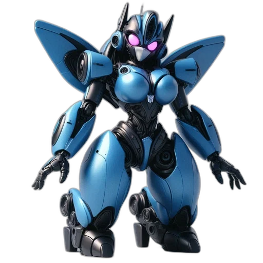 robot, weapon, concept art, 3d render transparent PNG cut-out