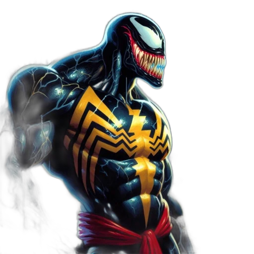 comic book art, concept art, pixel art, large transparent PNG cut-out
