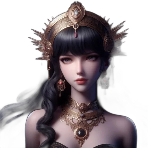 crown, jewelry, face, mask transparent PNG cut-out