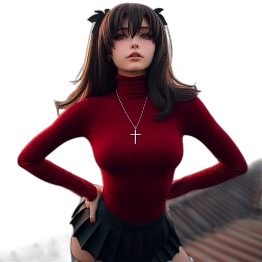 dress, robot, jacket, face transparent PNG cut-out