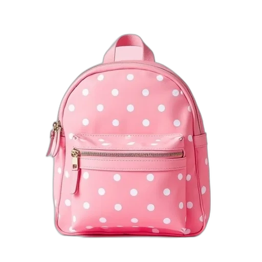 pastel, small, pink, polka transparent PNG cut-out