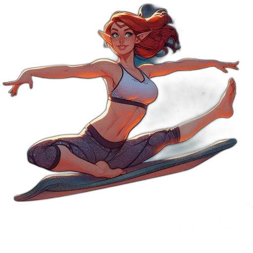 concept art, fantasy art, comic book art, cartoon transparent PNG cut-out
