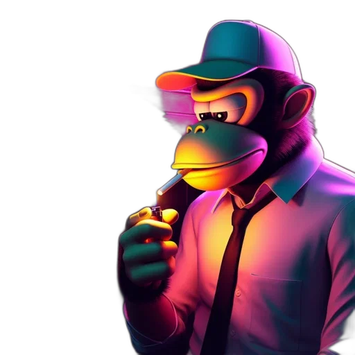 mask, hat, staff, jacket transparent PNG cut-out