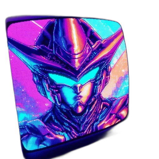 hat, jacket, robot, face transparent PNG cut-out