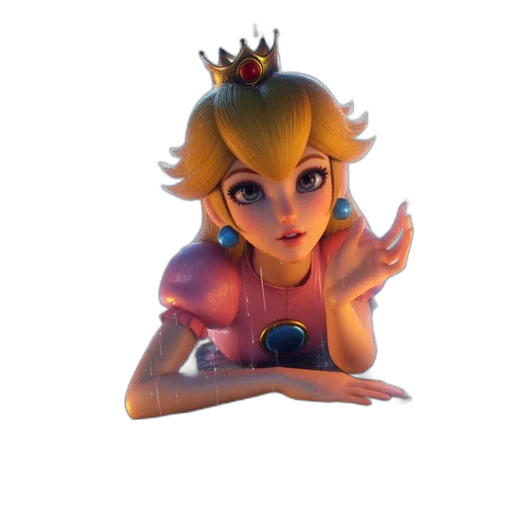 crown, face, dress, staff transparent PNG cut-out