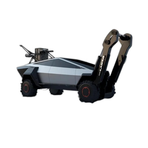 robot, car, weapon, staff transparent PNG cut-out