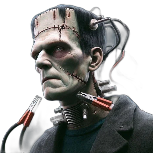 robot, mask, face, cyberpunk transparent PNG cut-out