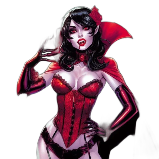 comic book art, concept art, fantasy art, watercolor transparent PNG cut-out