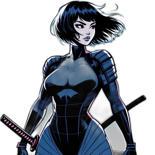 comic book art, concept art, cartoon, anime transparent PNG cut-out