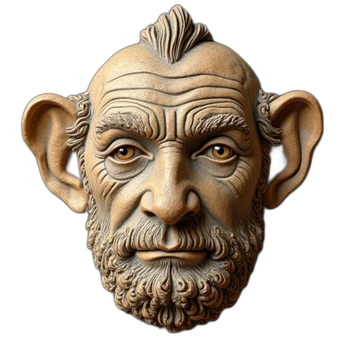 face, mask, creature, animal transparent PNG cut-out