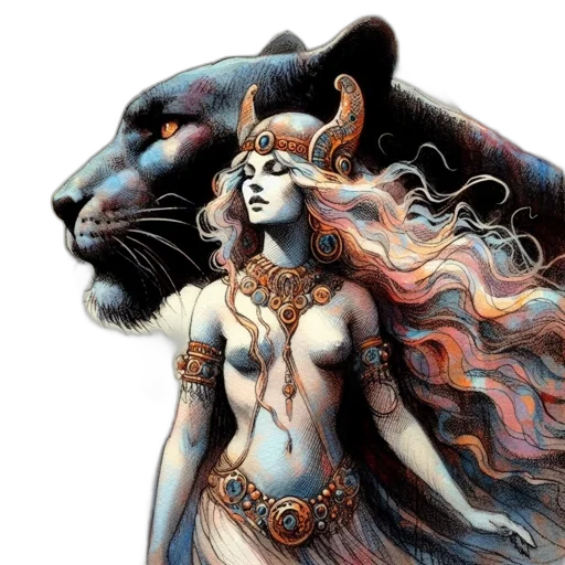 jewelry, fantasy art, comic book art, concept art transparent PNG cut-out
