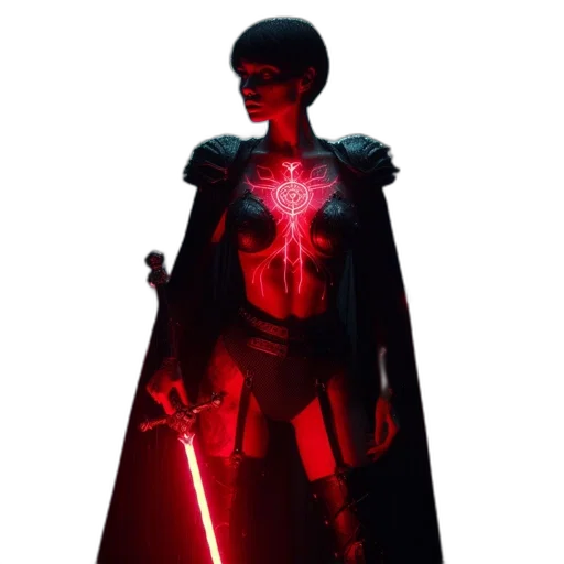 staff, jacket, robot, sword transparent PNG cut-out