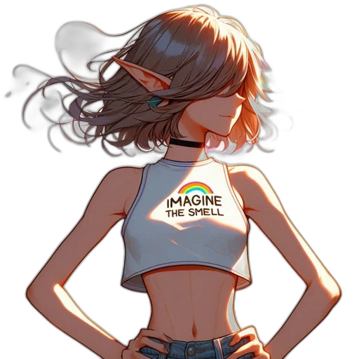 dress, robot, hair, jacket transparent PNG cut-out