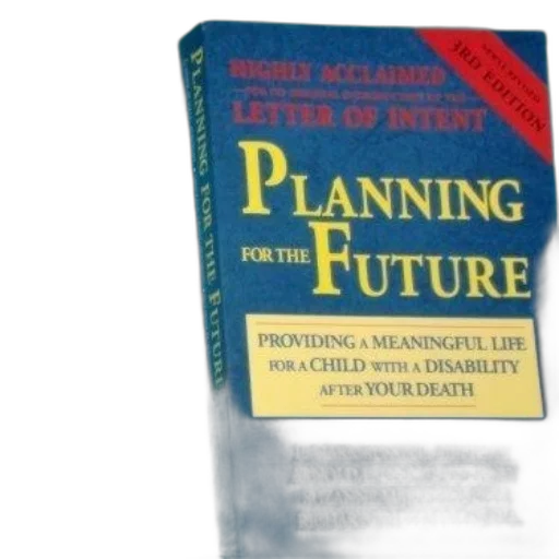 book, titled, planning, future transparent PNG cut-out