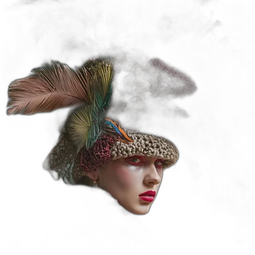 hat, mask, crown, face transparent PNG cut-out