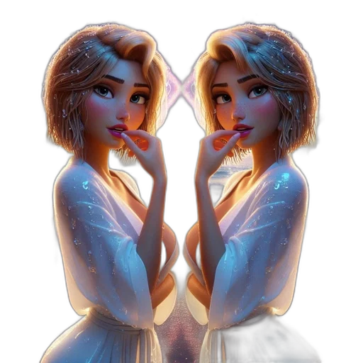 dress, jewelry, crown, face transparent PNG cut-out