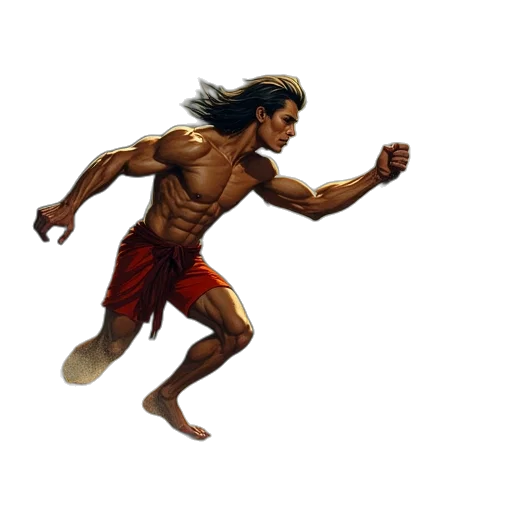 creature, animal, hair, weapon transparent PNG cut-out
