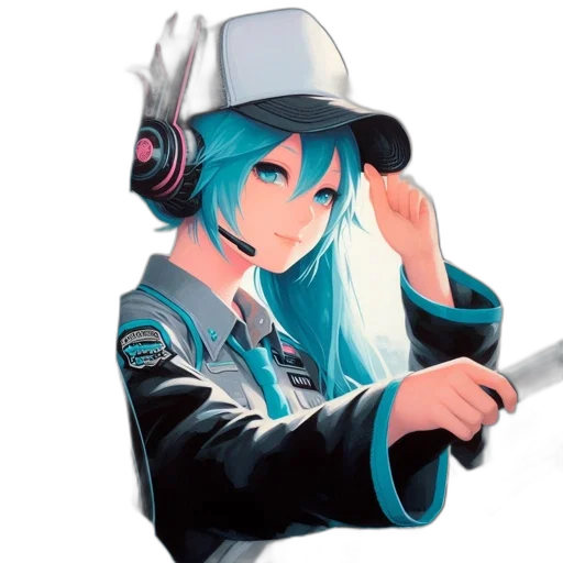 hat, jacket, staff, weapon transparent PNG cut-out