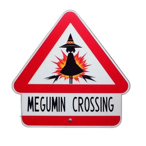concept art, roadside, sign, triangular transparent PNG cut-out
