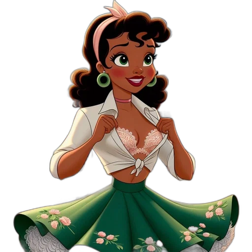dress, jewelry, cartoon, concept art transparent PNG cut-out