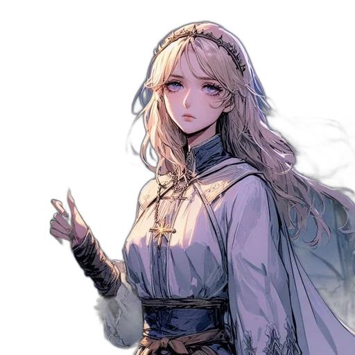 staff, dress, crown, sword transparent PNG cut-out