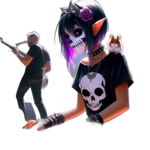 staff, weapon, mask, concept art transparent PNG cut-out