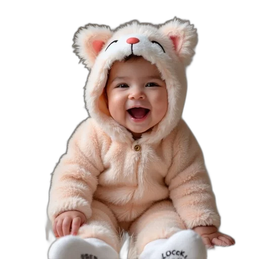 animal, creature, photorealistic, baby transparent PNG cut-out