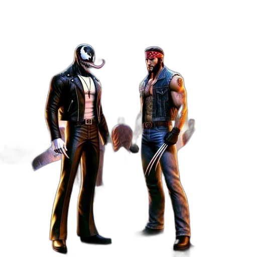 mask, weapon, jacket, concept art transparent PNG cut-out
