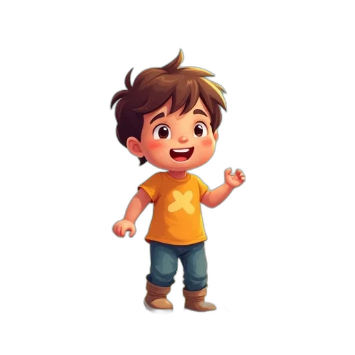 staff, animal, face, 3d render transparent PNG cut-out