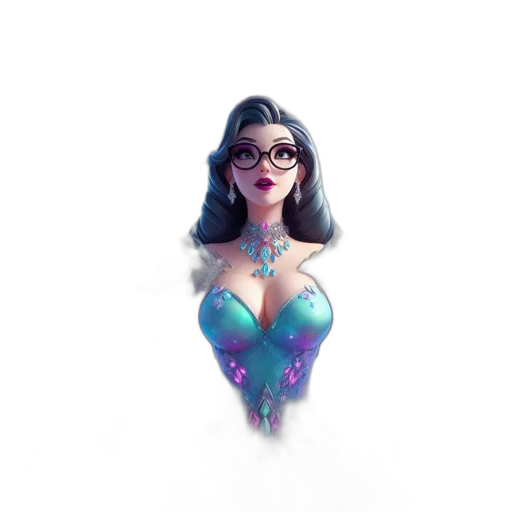 jewelry, dress, fantasy art, concept art transparent PNG cut-out