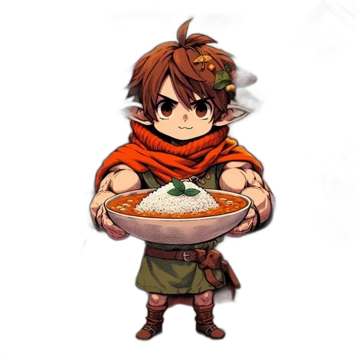 food, staff, weapon, pixel art transparent PNG cut-out