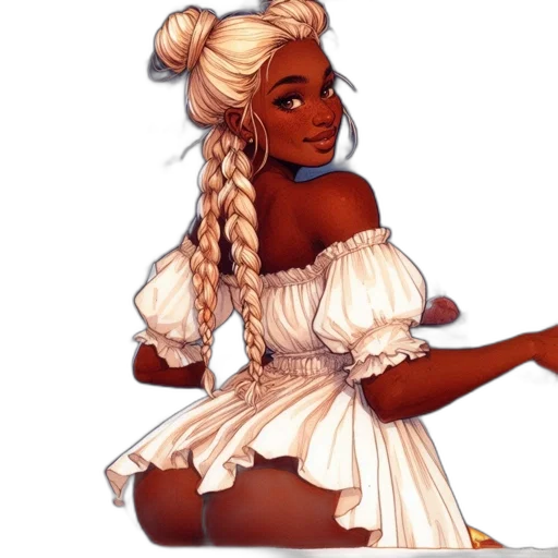 dress, fantasy art, concept art, pixel art transparent PNG cut-out