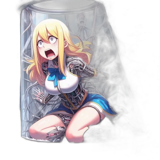bottle, dress, robot, weapon transparent PNG cut-out