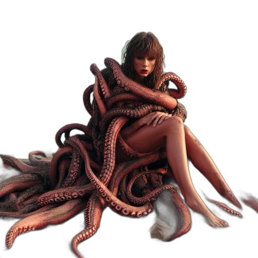 creature, hair, animal, dress transparent PNG cut-out