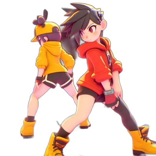 weapon, staff, jacket, concept art transparent PNG cut-out
