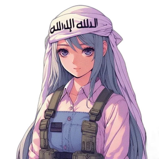 weapon, hat, staff, dress transparent PNG cut-out