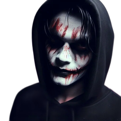 face, mask, creature, concept art transparent PNG cut-out