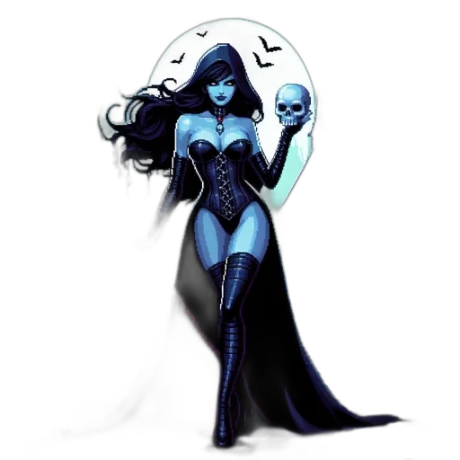 concept art, comic book art, fantasy art, pixel art transparent PNG cut-out