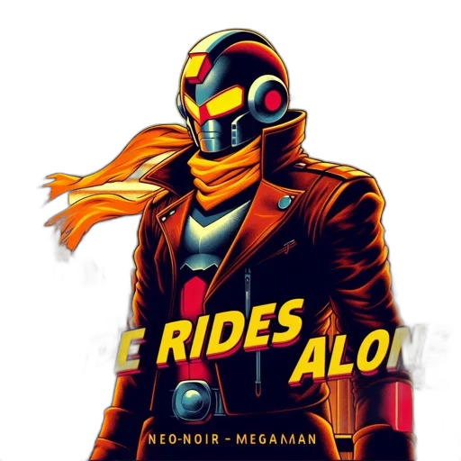 jacket, robot, concept art, comic book art transparent PNG cut-out