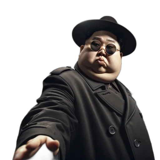 staff, hat, jacket, umbrella transparent PNG cut-out