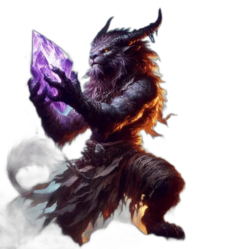 dragon, creature, staff, animal transparent PNG cut-out