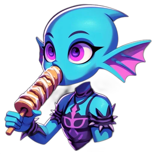 staff, dragon, fantasy art, pixel art transparent PNG cut-out