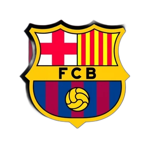 pixel art, barcelona, crest transparent PNG cut-out